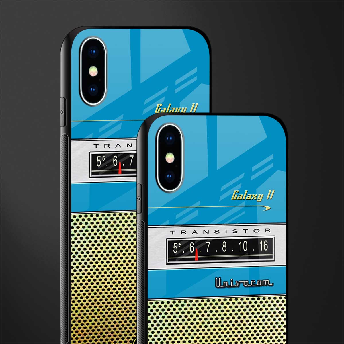 vintage radio glass case for iphone x image-2