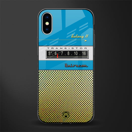 vintage radio glass case for iphone xs image