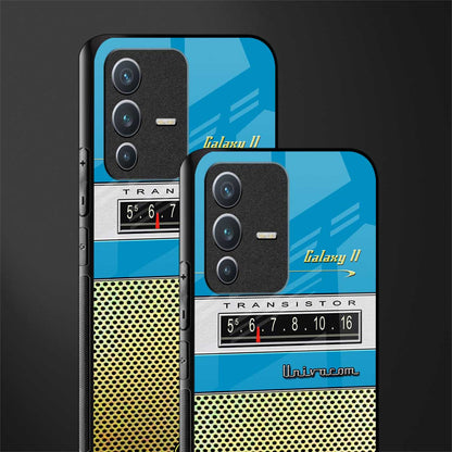 vintage radio glass case for vivo v23 5g image-2