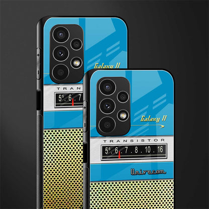 vintage radio back phone cover | glass case for samsung galaxy a13 4g