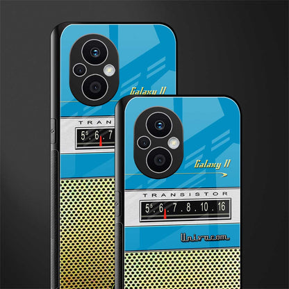 vintage radio back phone cover | glass case for oppo f21 pro 5g