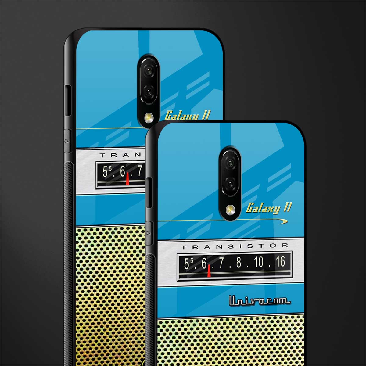 vintage radio glass case for oneplus 7 image-2