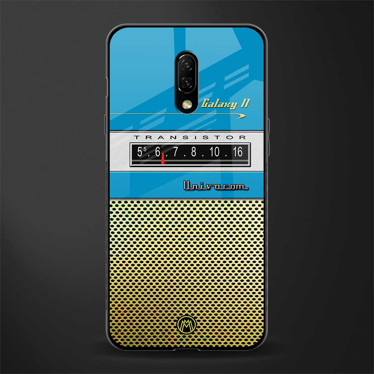 vintage radio glass case for oneplus 7 image