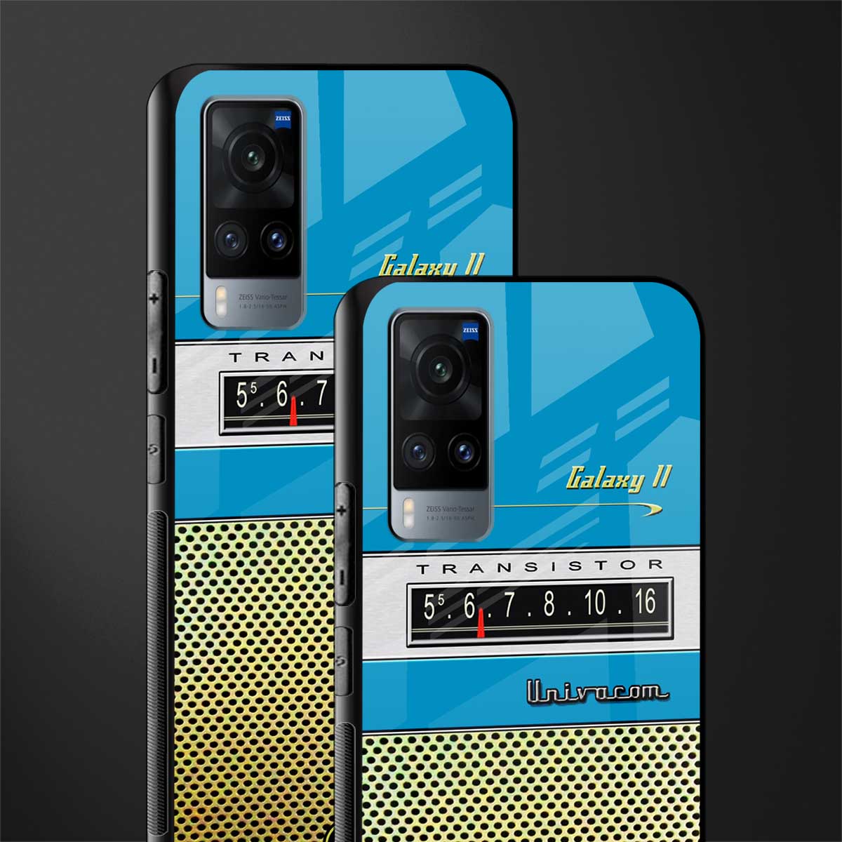 vintage radio glass case for vivo x60 image-2