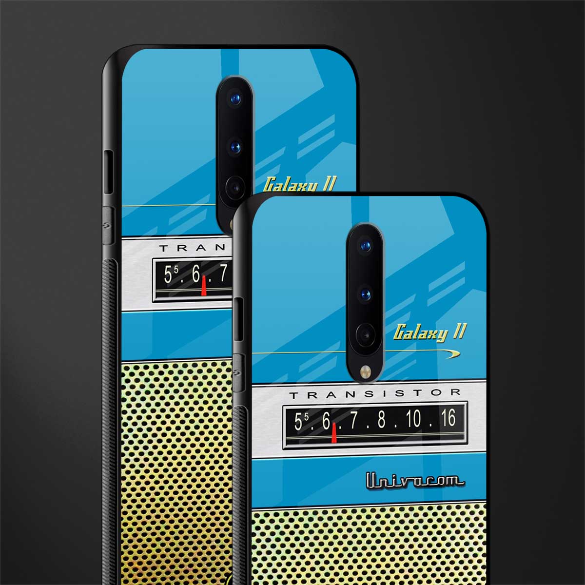 vintage radio glass case for oneplus 8 image-2