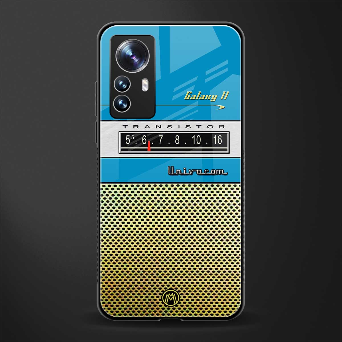 vintage radio back phone cover | glass case for xiaomi 12 pro