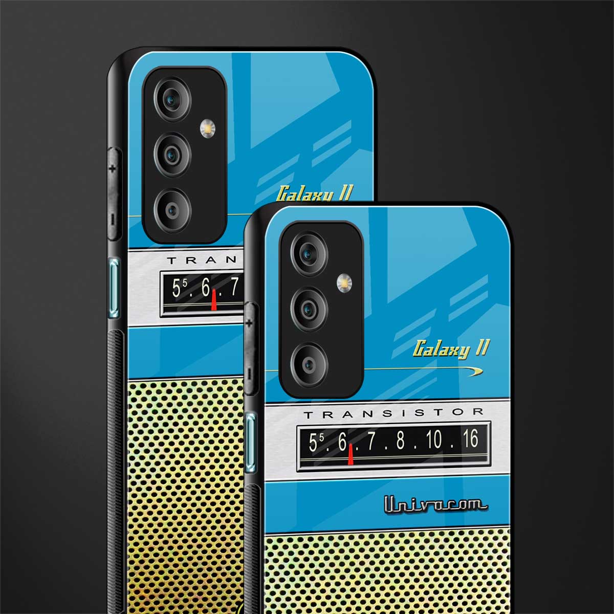 vintage radio back phone cover | glass case for samsung galaxy f23 5g