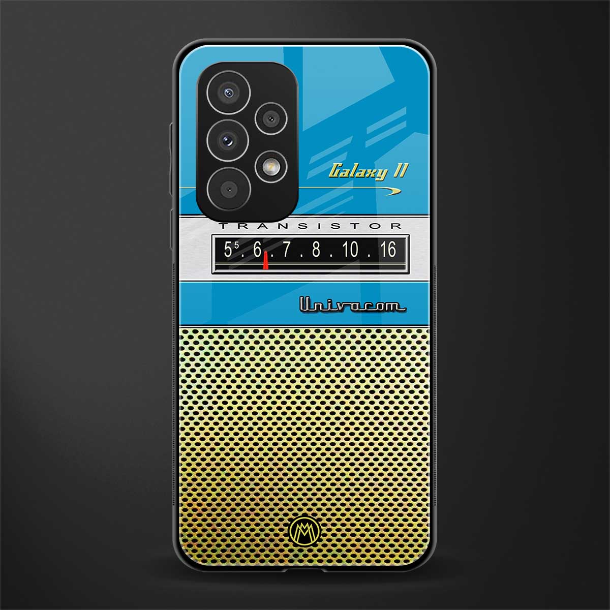 vintage radio back phone cover | glass case for samsung galaxy a33 5g