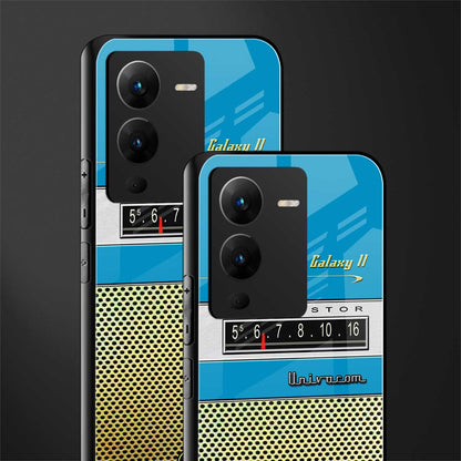 vintage radio back phone cover | glass case for vivo v25 pro 5g