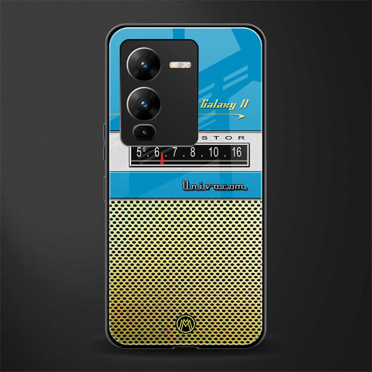 vintage radio back phone cover | glass case for vivo v25 pro 5g