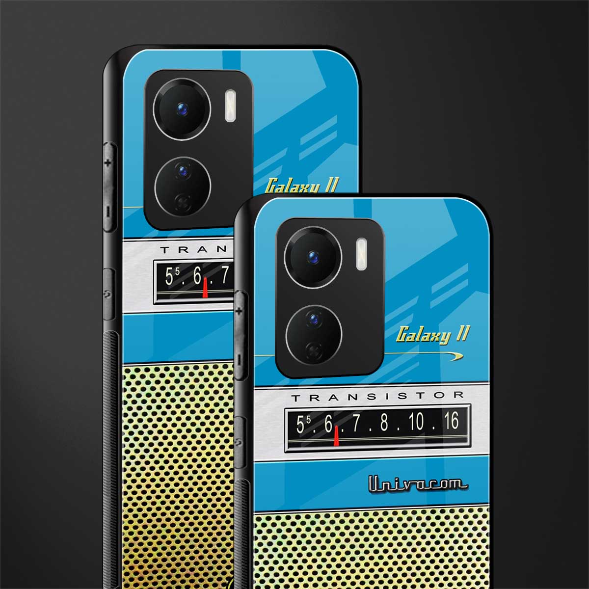 vintage radio back phone cover | glass case for vivo y16