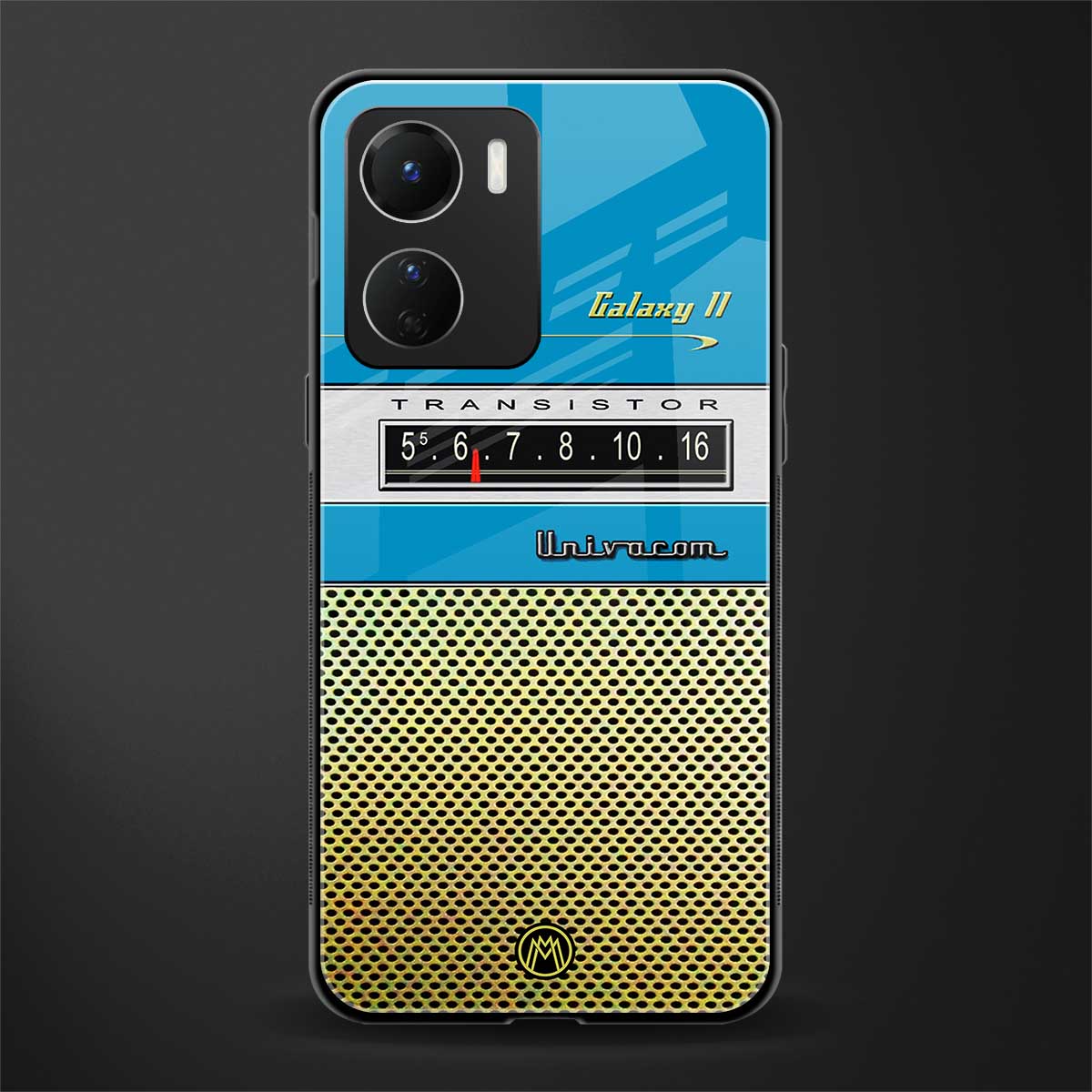 vintage radio back phone cover | glass case for vivo y16