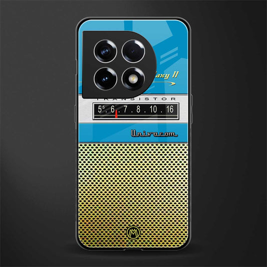 vintage radio back phone cover | glass case for oneplus 11