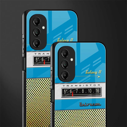 vintage radio back phone cover | glass case for samsung galaxy a14 5g