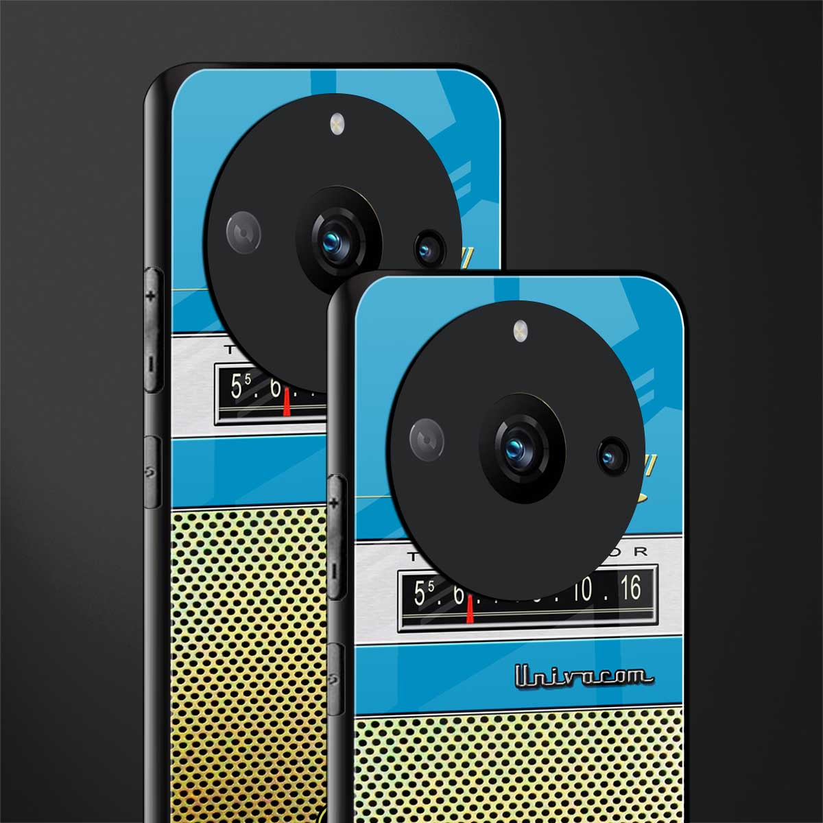 vintage radio back phone cover | glass case for realme 11 pro 5g