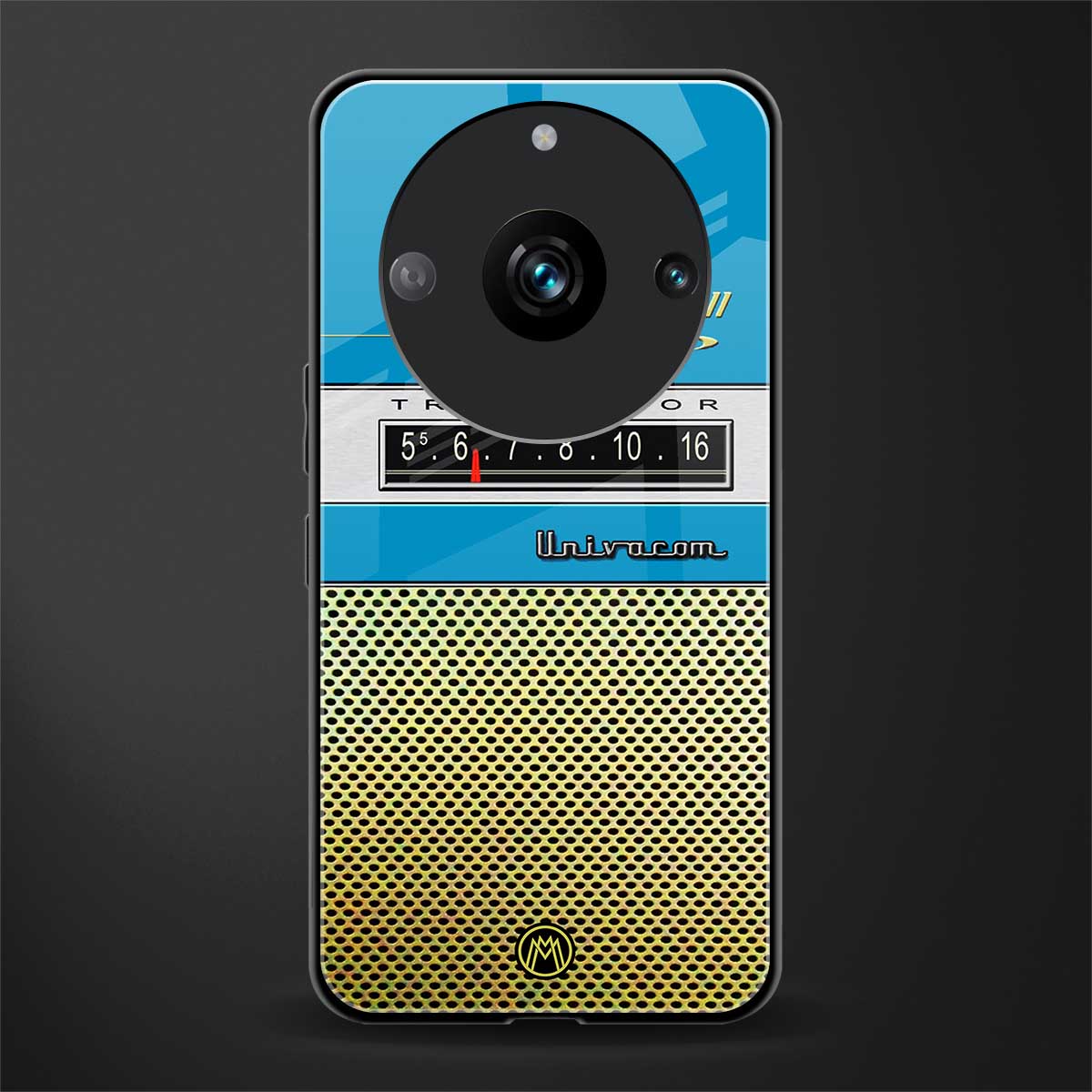 vintage radio back phone cover | glass case for realme 11 pro 5g
