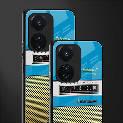 vintage radio back phone cover | glass case for vivo t1 44w 4g