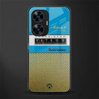 vintage radio back phone cover | glass case for realme c55