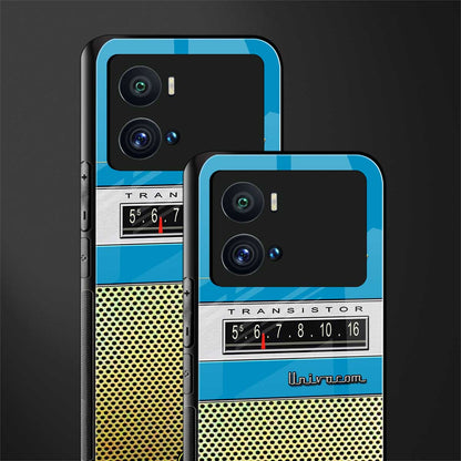 vintage radio back phone cover | glass case for iQOO 9 Pro