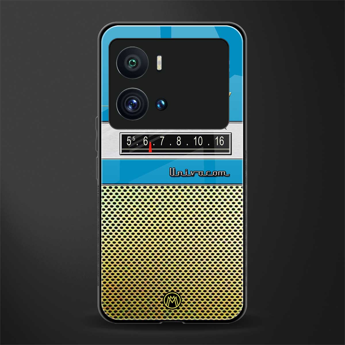 vintage radio back phone cover | glass case for iQOO 9 Pro
