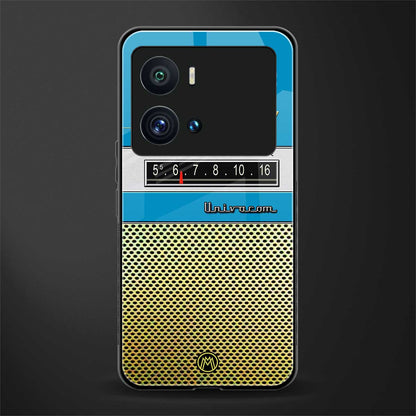 vintage radio back phone cover | glass case for iQOO 9 Pro