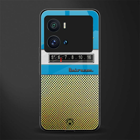 vintage radio back phone cover | glass case for iQOO 9 Pro