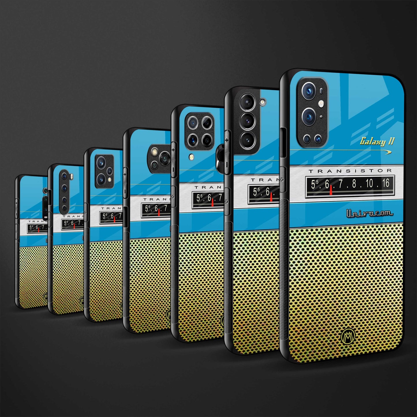 vintage radio glass case for samsung galaxy f41 image-3