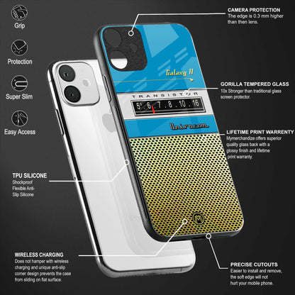 vintage radio glass case for samsung a21 image-4