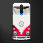 vintage volkswagen glass case for poco x2 image