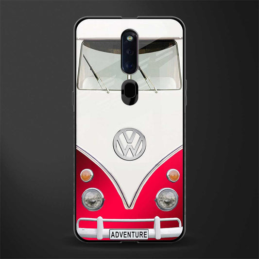 vintage volkswagen glass case for oppo f11 pro image
