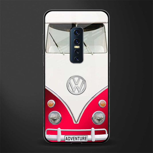 vintage volkswagen glass case for vivo v17 pro image