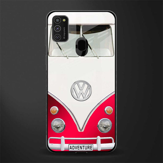 vintage volkswagen glass case for samsung galaxy m21 image