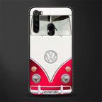 vintage volkswagen glass case for redmi note 8 image