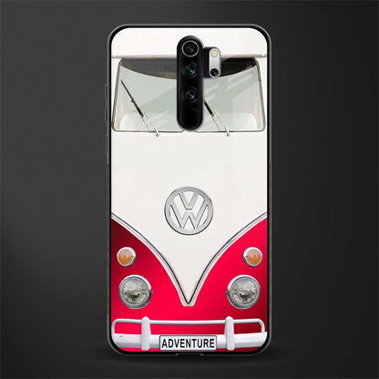 vintage volkswagen glass case for redmi note 8 pro image