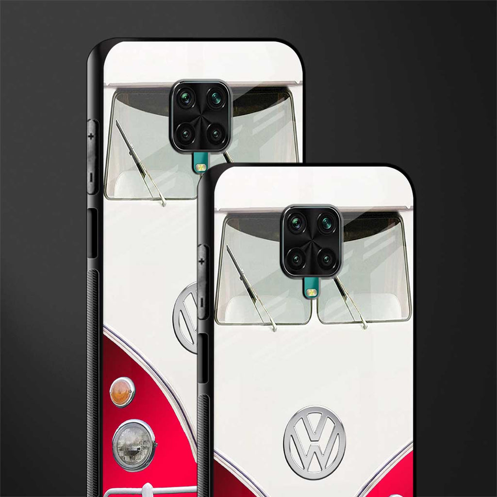 vintage volkswagen glass case for poco m2 pro image-2