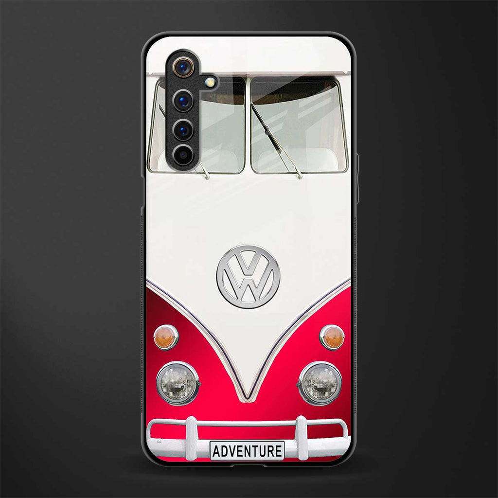 vintage volkswagen glass case for realme 6i image