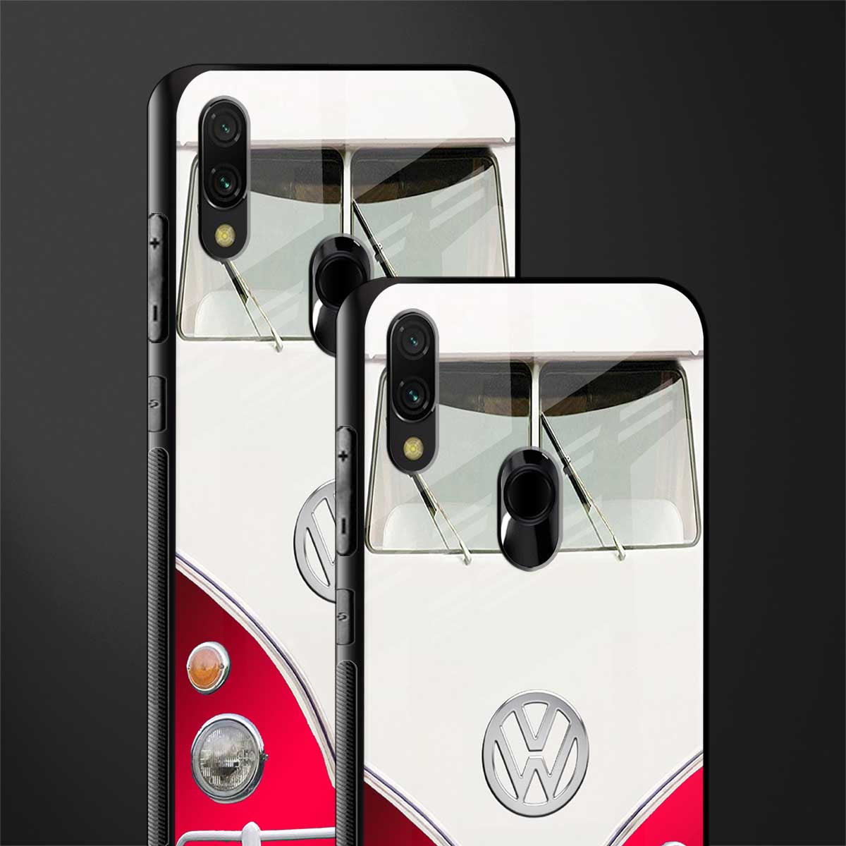 vintage volkswagen glass case for redmi 7redmi y3 image-2