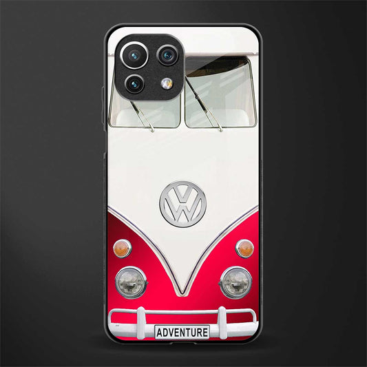 vintage volkswagen glass case for mi 11 lite image