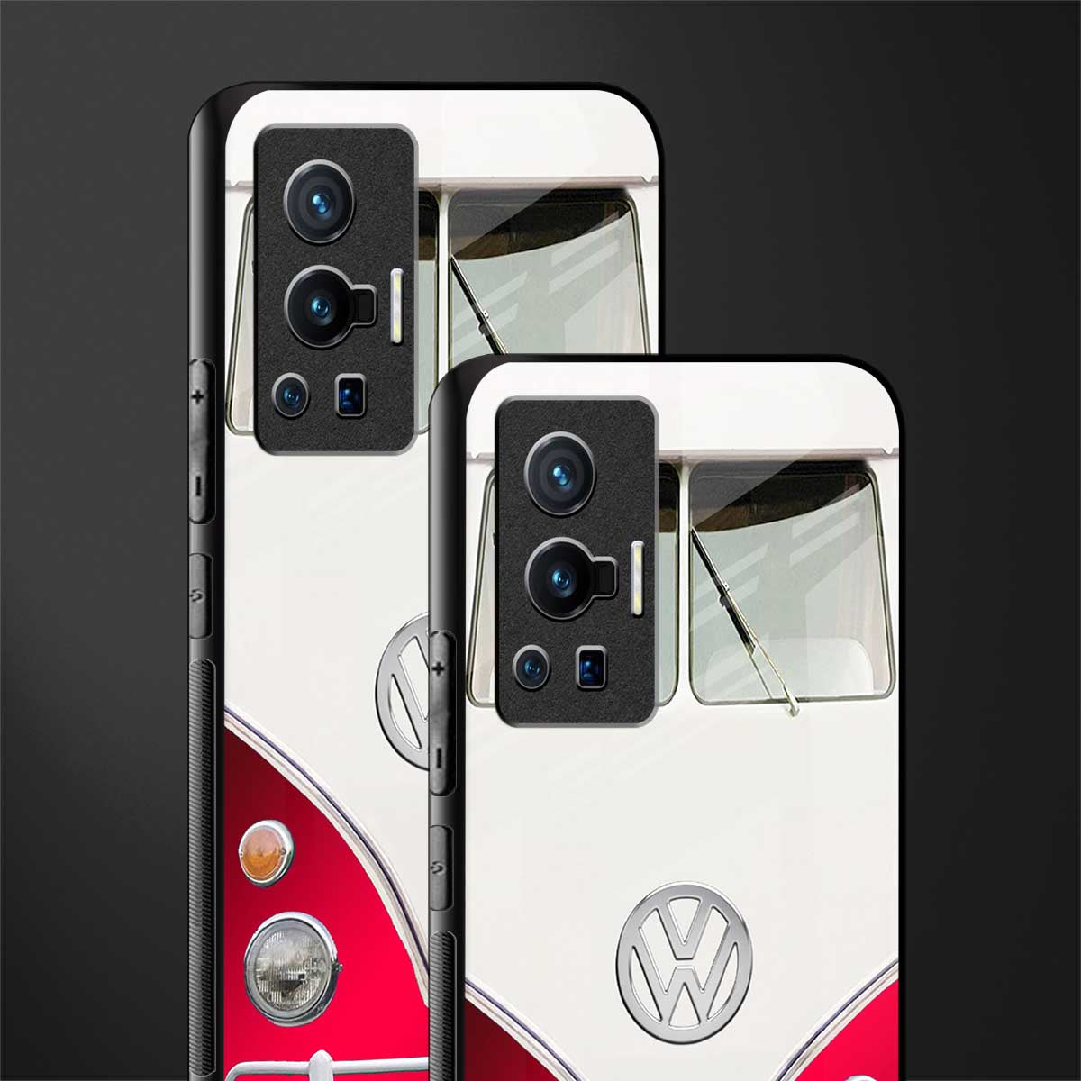 vintage volkswagen glass case for vivo x70 pro image-2