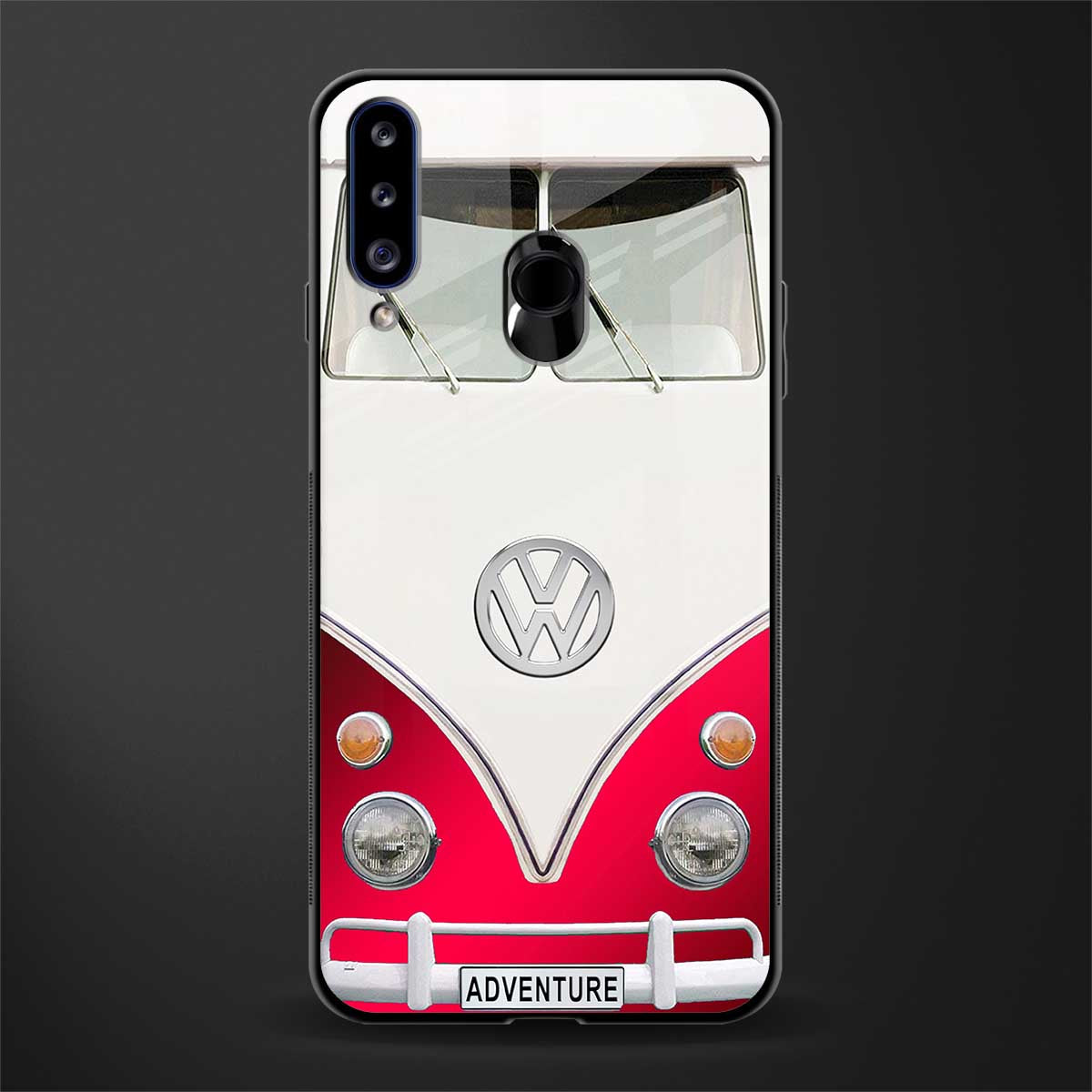 vintage volkswagen glass case for samsung galaxy a20s image