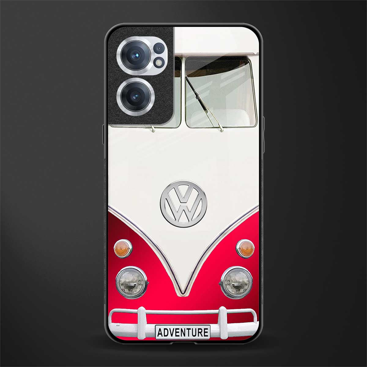 vintage volkswagen glass case for oneplus nord ce 2 5g image