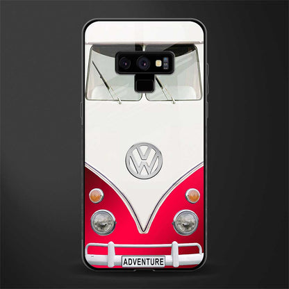 vintage volkswagen glass case for samsung galaxy note 9 image