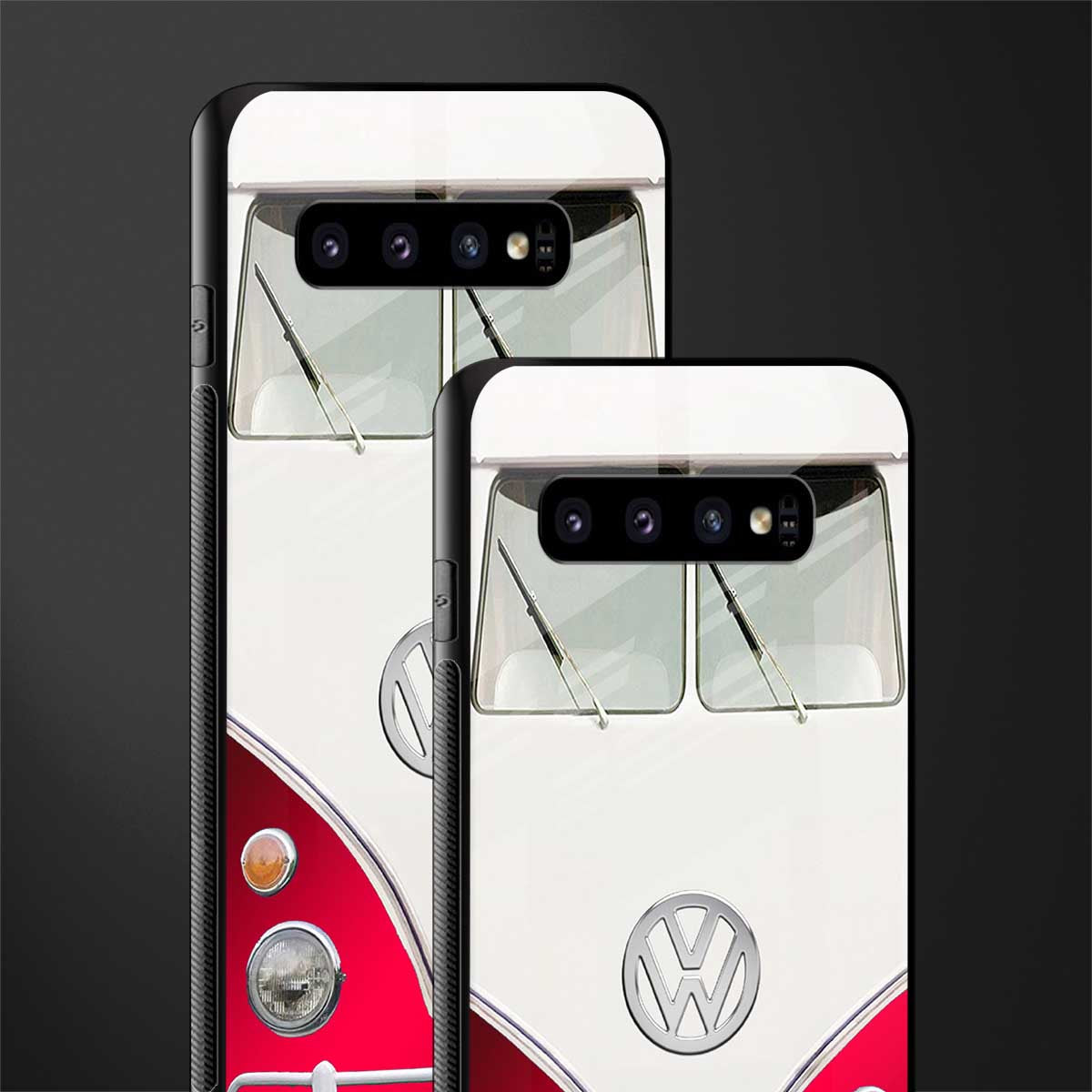 vintage volkswagen glass case for samsung galaxy s10 plus image-2