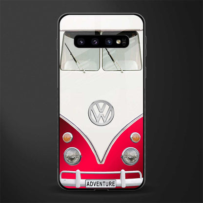 vintage volkswagen glass case for samsung galaxy s10 plus image