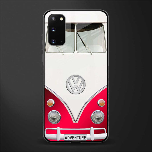 vintage volkswagen glass case for samsung galaxy s20 image