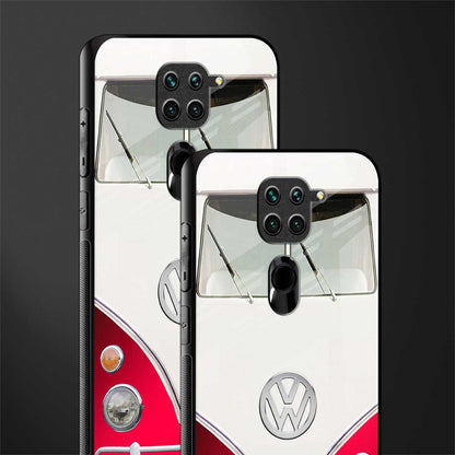 vintage volkswagen glass case for redmi note 9 image-2