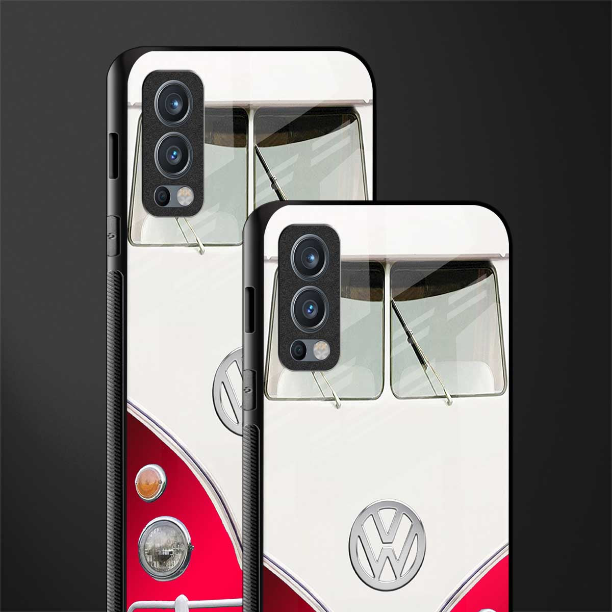 vintage volkswagen glass case for oneplus nord 2 5g image-2