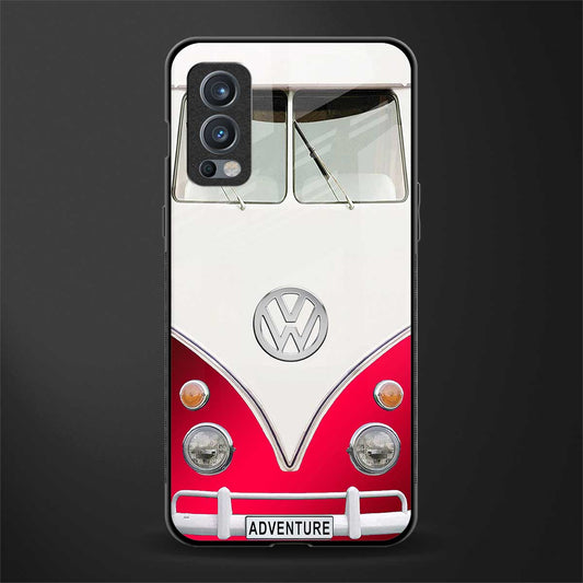 vintage volkswagen glass case for oneplus nord 2 5g image