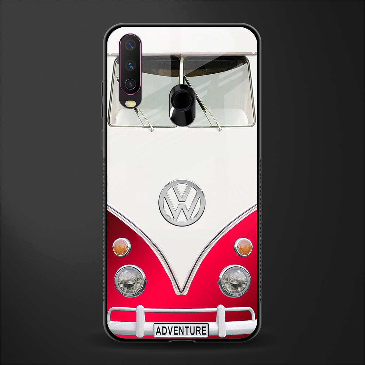 vintage volkswagen glass case for vivo y17 image