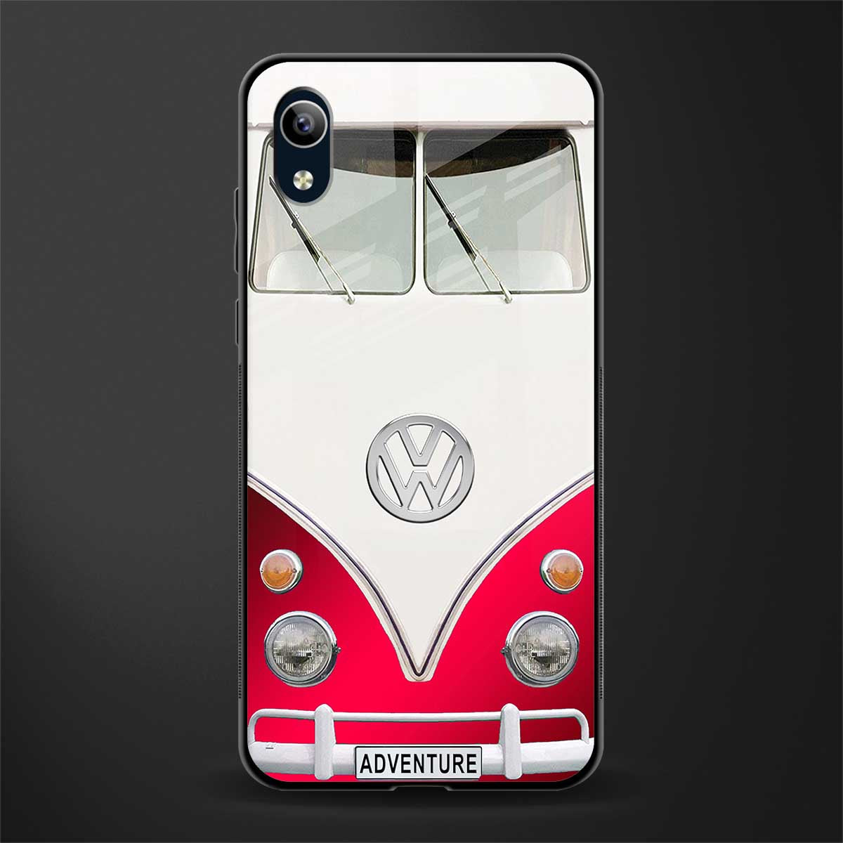vintage volkswagen glass case for vivo y91i image